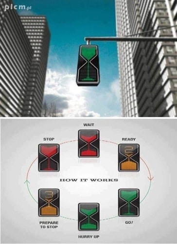 hourglass-traffic-signal